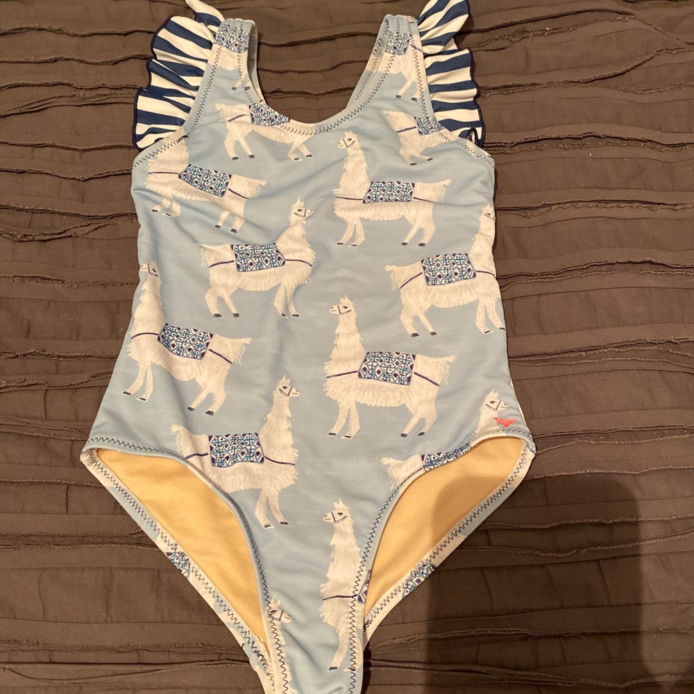 Pink chicken girls swimsuit